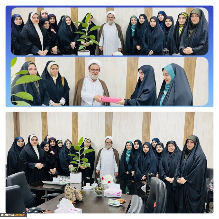دیدار دانشجویان فعال فرهنگی با مسئول دفتر نهاد نمایندگی مقام معظم رهبری در دانشگاه فرهنگیان خوزستان