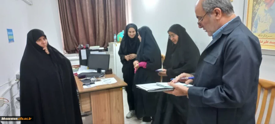 بازدید دوره ای از پردیس حضرت فاطمه الزهرا(س) اهواز