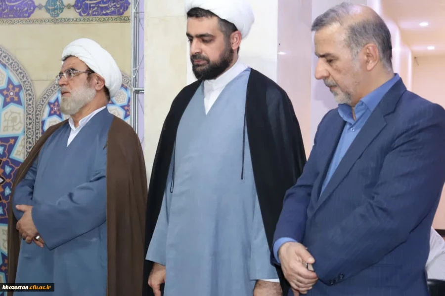 مراسم پرچم گردانی حرم مطهر امام رضا(ع) در دانشگاه فرهنگیان_پردیس حضرت فاطمه الزهرا(س) اهواز