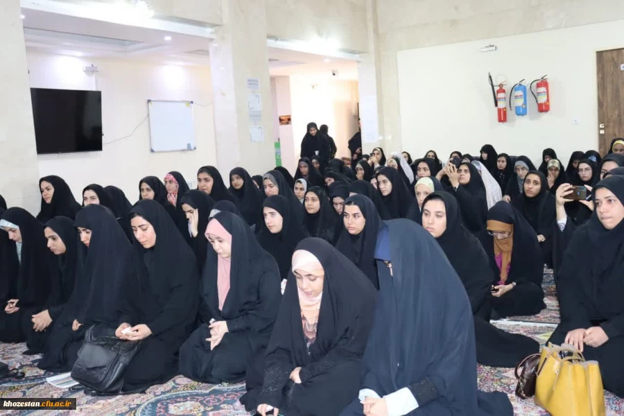 مراسم پرچم گردانی حرم مطهر امام رضا(ع) در دانشگاه فرهنگیان_پردیس حضرت فاطمه الزهرا(س) اهواز