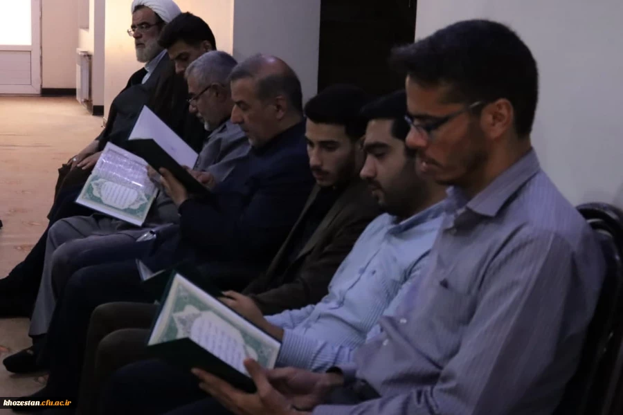 برگزاری مراسم سوگواری شهادت آیت الله رییسی و هیات همراه در دانشگاه فرهنگیان_پردیس حضرت فاطمه الزهرا(س) اهواز