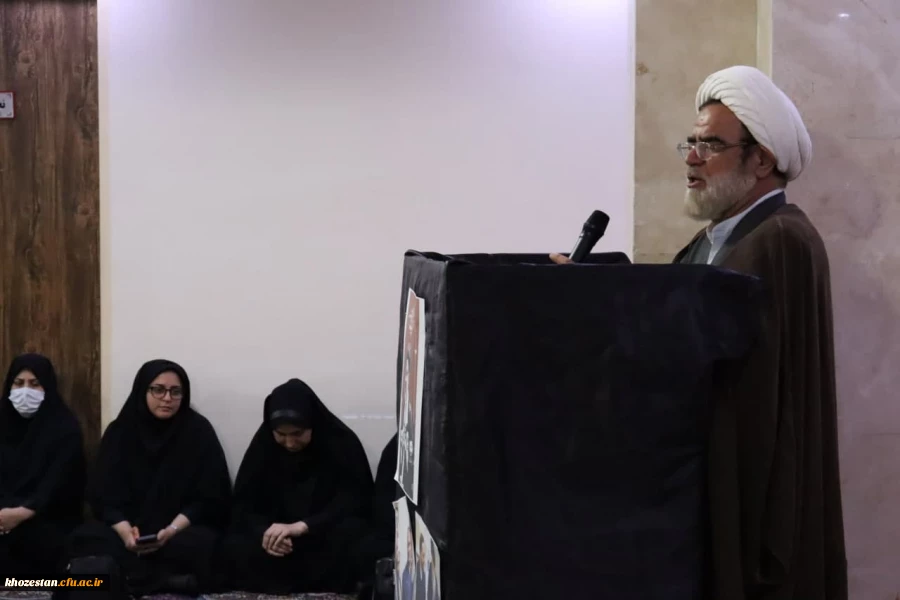 برگزاری مراسم سوگواری شهادت آیت الله رییسی و هیات همراه در دانشگاه فرهنگیان_پردیس حضرت فاطمه الزهرا(س) اهواز