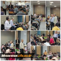 بازدید رئیس امور پردیس های استان خوزستان از امتحانات نیمسال دوم سال تحصیلی 1403-1402 2