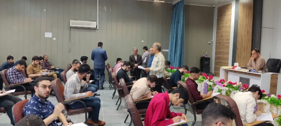 بازدید رئیس امور پردیس های استان خوزستان از امتحانات نیمسال دوم سال تحصیلی 1403-1402 3