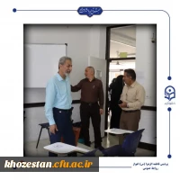 بازدید کارگروه هیأت نظارت، ارزیابی و تضمین کیفیت آموزش عالی از پردیس حضرت فاطمه الزهرا(س) اهواز