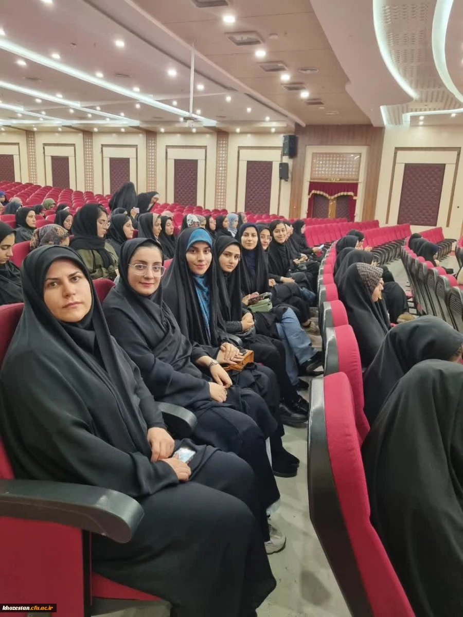  مراسم دوره زیارت اولی ها در تالار ابن هیثم پردیس شهید بهشتی مشهد با حضور دانشجومعلمان پردیس حضرت فاطمه الزهرا(س) خوزستان
