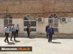 حمیدرضا ابراهیمی معاونت فرهنگی_تربیتی دانشگاه فرهنگیان و مسئولین فرهنگیان خوزستان از پردیس حضرت فاطمه الزهرا(س) اهواز بازدید کردند.