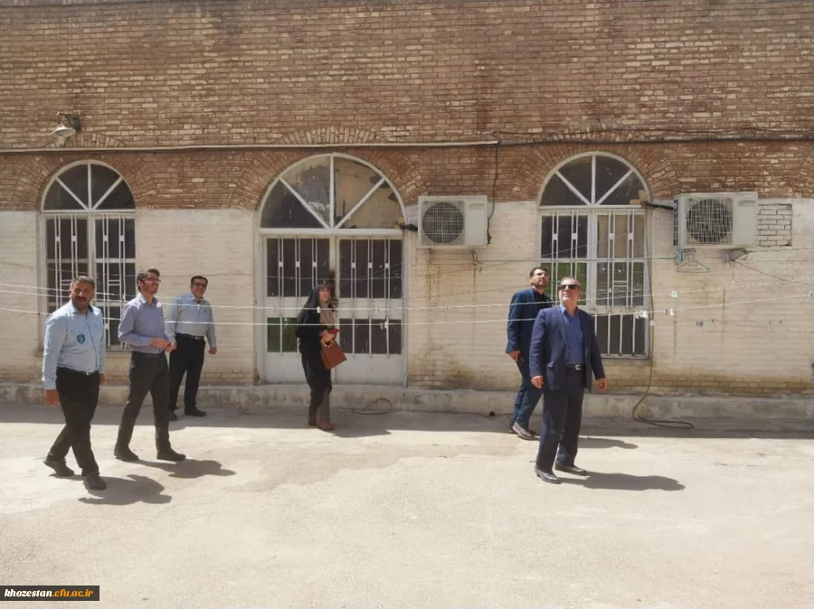 حمیدرضا ابراهیمی معاونت فرهنگی_تربیتی دانشگاه فرهنگیان و مسئولین فرهنگیان خوزستان از پردیس حضرت فاطمه الزهرا(س) اهواز بازدید کردند.