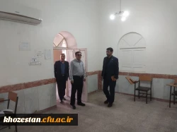 حمیدرضا ابراهیمی معاونت فرهنگی_تربیتی دانشگاه فرهنگیان و مسئولین فرهنگیان خوزستان از پردیس حضرت فاطمه الزهرا(س) اهواز بازدید کردند.