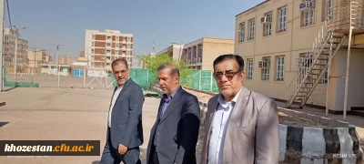 حضور معاون برنامه ریزی و توسعه منابع دانشگاه فرهنگیان در دانشگاه فرهنگیان استان خوزستان