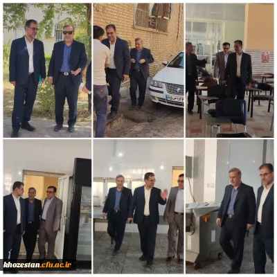 بازدید میدانی دکتر مروتی معاونت مالی دانشگاه فرهنگیان از پردیس حضرت رسول اکرم (ص)