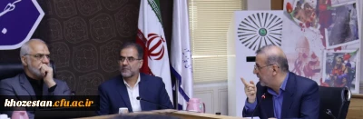 در استانداری استان خوزستان:

نشست کمیته ی هیئت امنای استانی دانشگاه فرهنگیان استان خوزستان برگزار گردید.