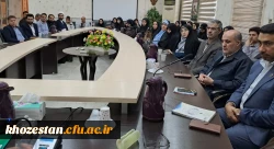 نشست  معاون برنامه ریزی و توسعه منابع دانشگاه فرهنگیان با کارکنان و اعضای هیات علمی دانشگاه فرهنگیان استان خوزستان
 4