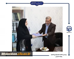 معارفه سرپرست معاون آموزشی پردیس حضرت فاطمه الزهرا(س) اهواز