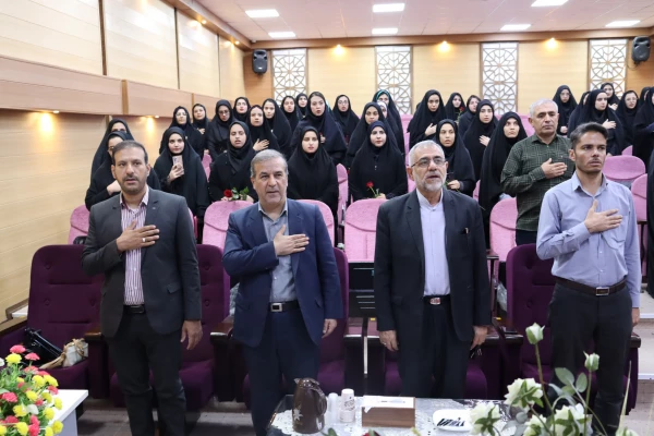 آیین دانش آموختگی دانشجومعلمان ورودی ۹۹ پردیس حضرت فاطمه الزهرا(س) با حضور مدیر کل آموزش و پرورش خوزستان