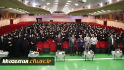 برگزاری آیین استقبال از نو دانشجو معلمان پردیس فاطمه الزهرا (س) اهواز