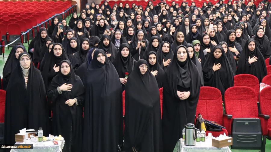 برگزاری آیین استقبال از نو دانشجو معلمان پردیس فاطمه الزهرا (س) اهواز