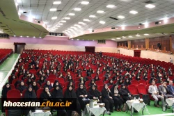 برگزاری آیین استقبال از نو دانشجو معلمان پردیس فاطمه الزهرا (س) اهواز