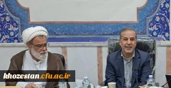 برگزاری نشست بررسی تحولات منطقه و عملیات وعده صادق ۲ برای اعضای هیات علمی و اساتید  2