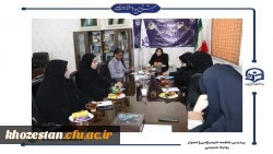 برگزاری جلسه شورای صنفی در پردیس حضرت فاطمه الزهرا(س) اهواز