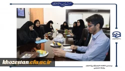 برگزاری جلسه شورای صنفی در پردیس حضرت فاطمه الزهرا(س) اهواز