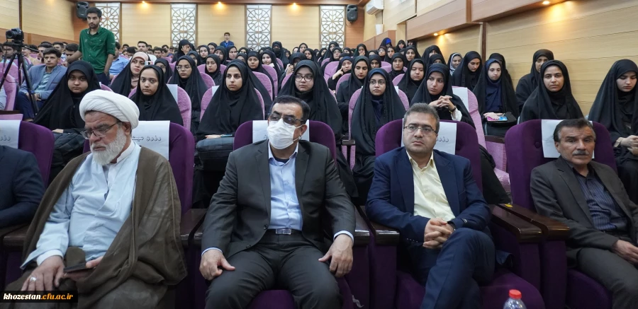 نشست عضو حقوقی و سخنگوی شورای نگهبان با دانشجو معلمان دانشگاه فرهنگیان استان خوزستان  3