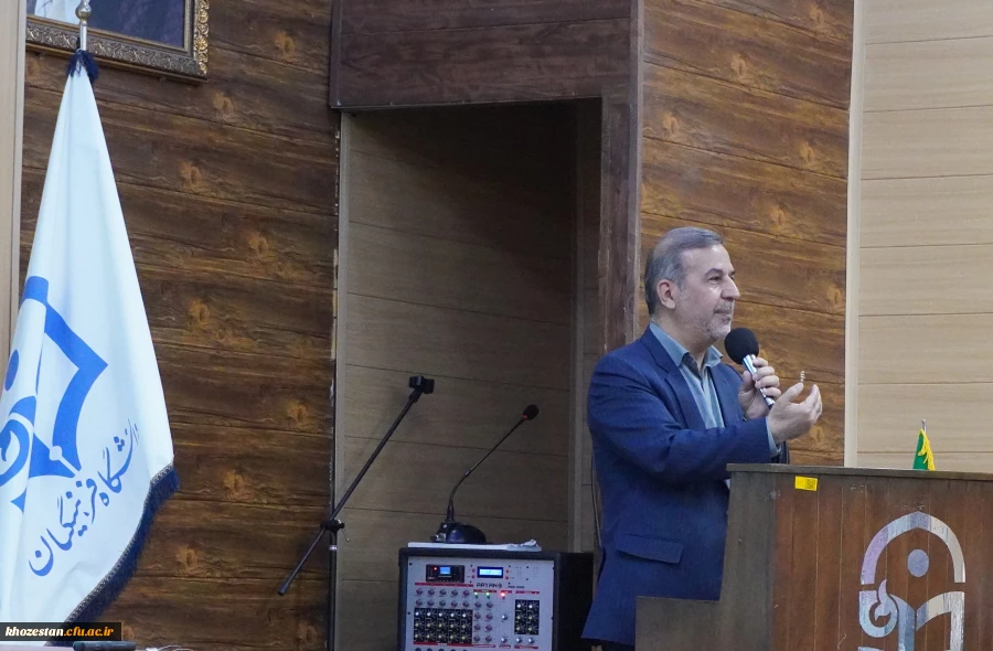 نشست عضو حقوقی و سخنگوی شورای نگهبان با دانشجو معلمان دانشگاه فرهنگیان استان خوزستان  7