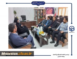 حضور رئیس کمیته امداد شرق اهواز در پردیس حضرت فاطمه الزهرا(س) اهواز