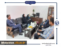 حضور رئیس کمیته امداد شرق اهواز در پردیس حضرت فاطمه الزهرا(س) اهواز