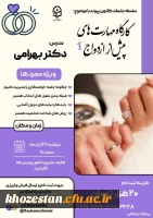 سلسله جلسات کانون پیوند اولین جلسه با موضوع کارگاه مهارت های پیش از ازدواج