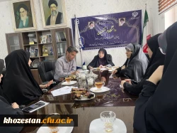 برگزاری جلسه شورای صنفی در پردیس حضرت فاطمه الزهرا(س) اهواز