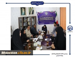 مراسم تجلیل از دانشجو معلمان ممتاز شاهد و ایثارگر پردیس حضرت فاطمه الزهرا(س) اهواز