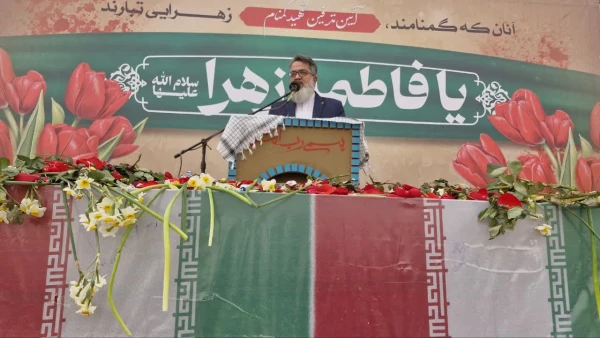 گزارش تصویری از مراسم تشییع شهید گمنام در پردیس حضرت فاطمه الزهرا(س) اهواز