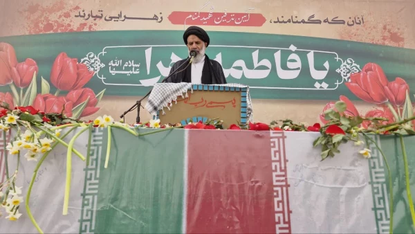 گزارش تصویری از مراسم تشییع شهید گمنام در پردیس حضرت فاطمه الزهرا(س) اهواز