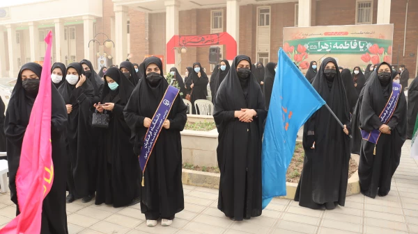 گزارش تصویری از مراسم تشییع شهید گمنام در پردیس حضرت فاطمه الزهرا(س) اهواز