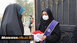 گزارش تصویری از مراسم تشییع شهید گمنام در پردیس حضرت فاطمه الزهرا(س) اهواز