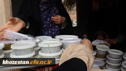 گزارش تصویری از مراسم تشییع شهید گمنام در پردیس حضرت فاطمه الزهرا(س) اهواز