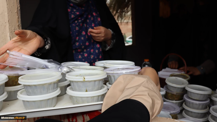 گزارش تصویری از مراسم تشییع شهید گمنام در پردیس حضرت فاطمه الزهرا(س) اهواز