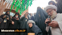 گزارش تصویری از مراسم تشییع شهید گمنام در پردیس حضرت فاطمه الزهرا(س) اهواز