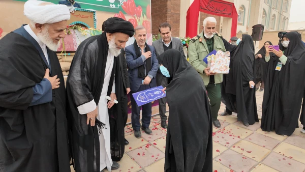 گزارش تصویری از مراسم تشییع شهید گمنام در پردیس حضرت فاطمه الزهرا(س) اهواز