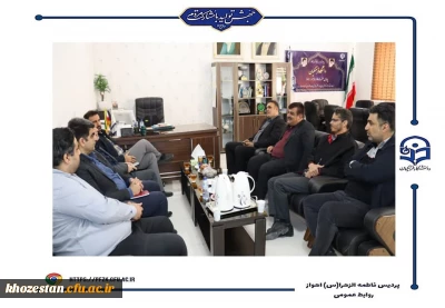 بازدید معاونت اجرایی اداره کل نوسازی مدارس از پروژه ساختمان اداری-آموزشی پردیس حضرت فاطمه الزهرا(س) اهواز