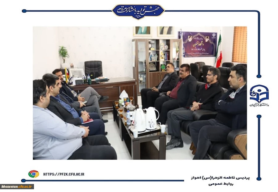 بازدید معاونت اجرایی اداره کل نوسازی مدارس از پروژه ساختمان اداری-آموزشی پردیس حضرت فاطمه الزهرا(س) اهواز