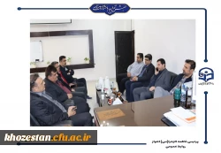 بازدید معاونت اجرایی اداره کل نوسازی مدارس از پروژه ساختمان اداری-آموزشی پردیس حضرت فاطمه الزهرا(س) اهواز