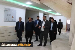 بازدید نماینده مردم اهواز، حمیدیه، باوی و کارون در مجلس شورای اسلامی از پروژه های عمرانی دانشگاه فرهنگیان-پردیس حضرت فاطمه الزهرا(س) اهواز