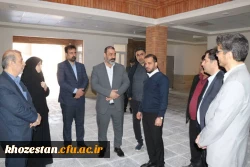 بازدید نماینده مردم اهواز، حمیدیه، باوی و کارون در مجلس شورای اسلامی از پروژه های عمرانی دانشگاه فرهنگیان-پردیس حضرت فاطمه الزهرا(س) اهواز