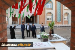 بازدید نماینده مردم اهواز، حمیدیه، باوی و کارون در مجلس شورای اسلامی از پروژه های عمرانی دانشگاه فرهنگیان-پردیس حضرت فاطمه الزهرا(س) اهواز