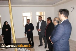 بازدید نماینده مردم اهواز، حمیدیه، باوی و کارون در مجلس شورای اسلامی از پروژه های عمرانی دانشگاه فرهنگیان-پردیس حضرت فاطمه الزهرا(س) اهواز