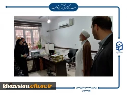 دیدار نوروزی مسئول محترم نهاد نمایندگی مقام معظم رهبری در  دانشگاه فرهنگیان خوزستان با کارکنان پردیس حضرت فاطمه الزهرا(س)