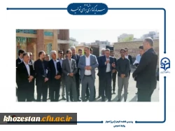 بازدید معاونت فنی و نظارت سازمان نوسازی کشور از پروژه ساختمان اداری_آموزشی دانشگاه فرهنگیان-پردیس حضرت فاطمه الزهرا(س) اهواز