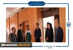 نشست خبری دانشگاه فرهنگیان خوزستان با حضور ریاست دانشگاه و سرپرست پردیس حضرت فاطمه الزهرا(س) اهواز